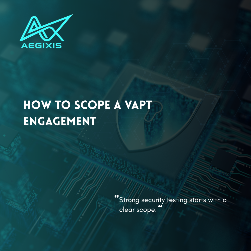VAPT engagement scoping for websites, networks, cloud, endpoints, and digital assets.