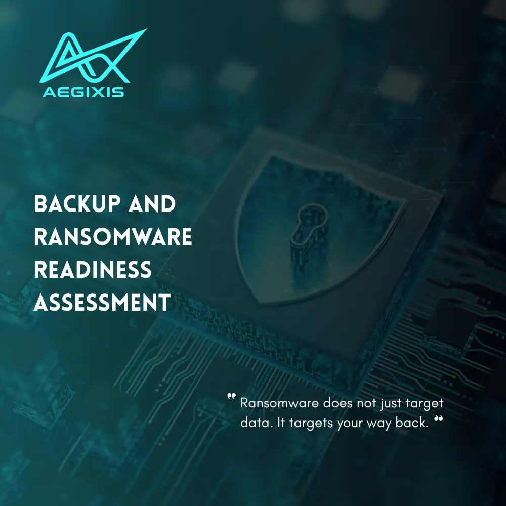 Ransomware readiness assessment testing secure backups, recovery systems, and business restoration